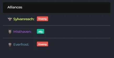 Alliances