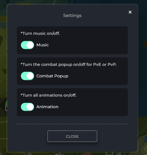 settings