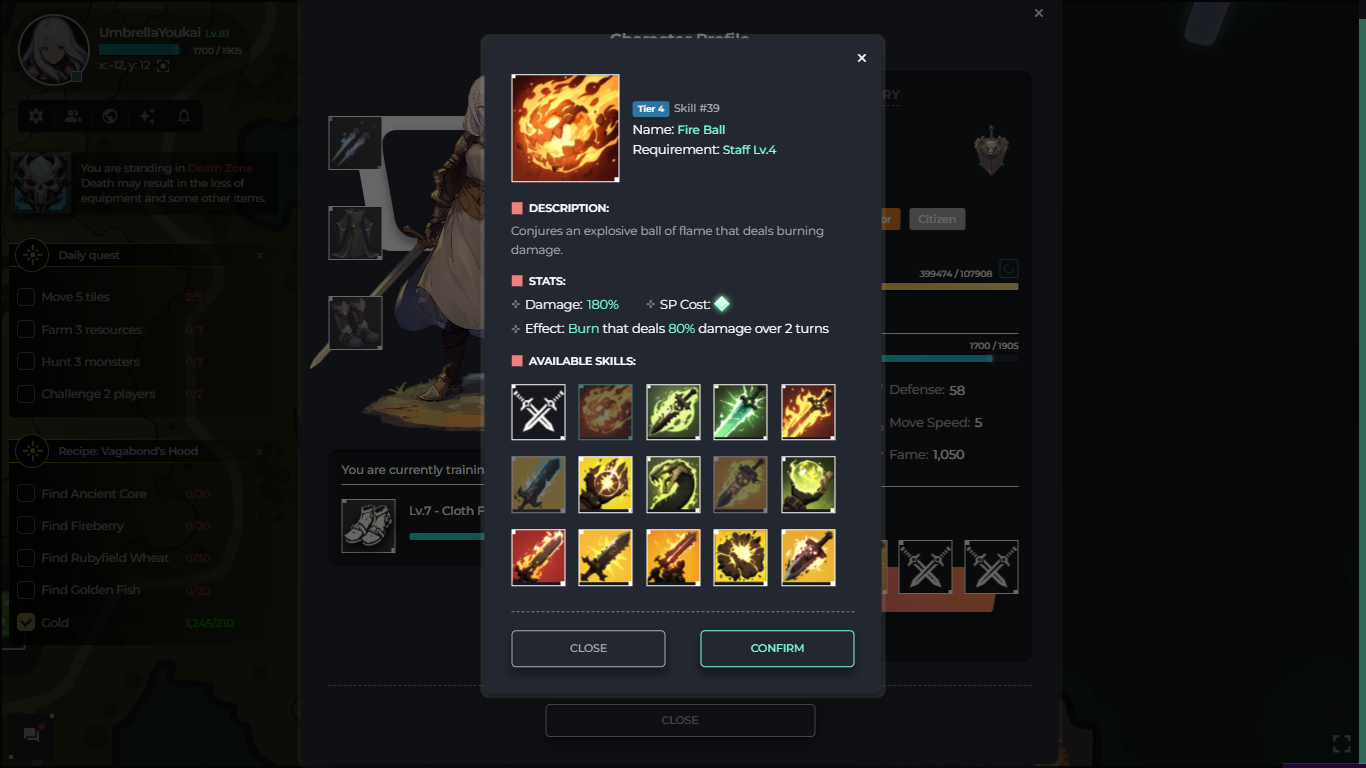 skillsselection